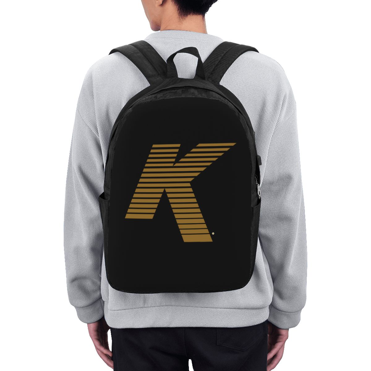 K&G Women'S Formal Wear - ジルジャン K ロゴバックパック旅行ノートブックバッグコンピュータ大学生スクールバッグラップトップショルダーバッグ男性女性用