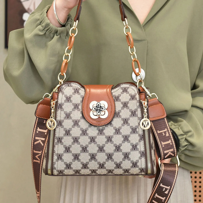 ヴィンテージ風レタープリントショルダーバッグ、ファッショナブ - Women'S Work Fashion のレビューと価格