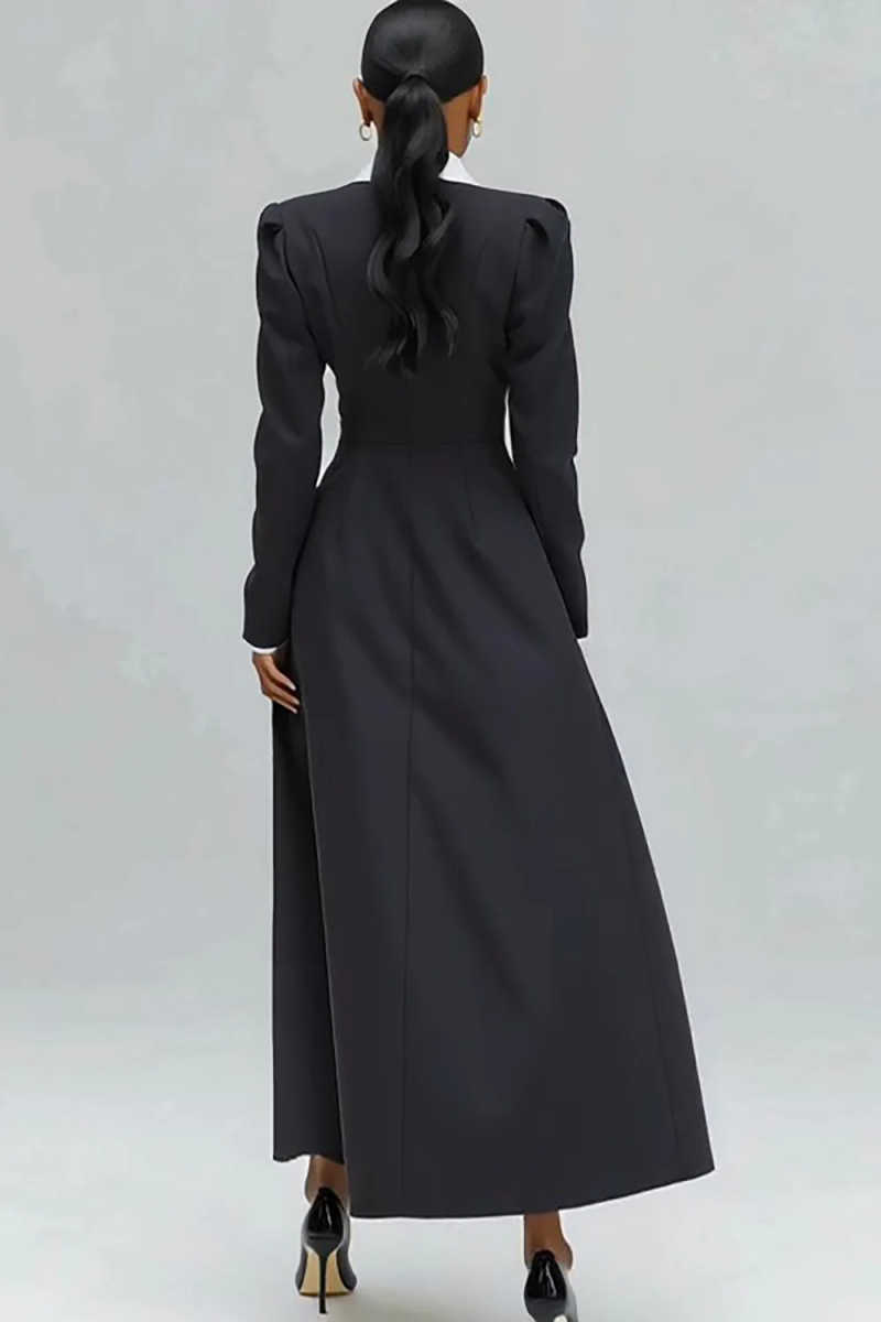 Aライン女性ロングブレザージャケットワンピースフォーマル誕生 - Women'S Formal Wear Wedding Guest のレビューと価格