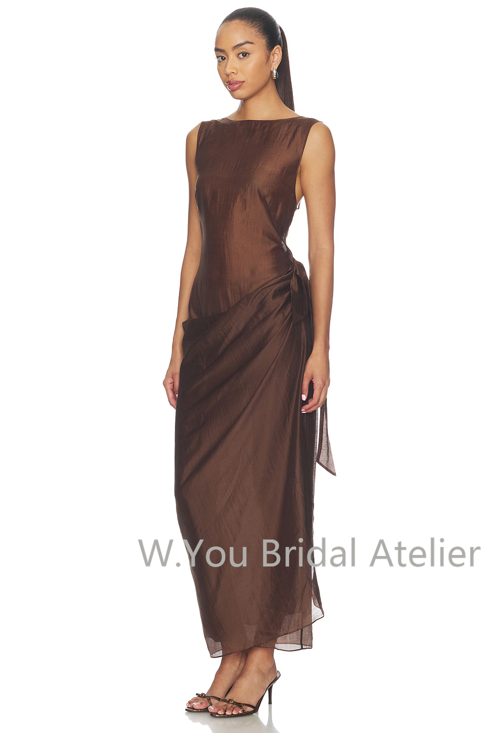 イブニングドレス オフショルダー ノースリーブ サイドシャー - Women'S Formal Wear Wedding Guest のレビューと価格