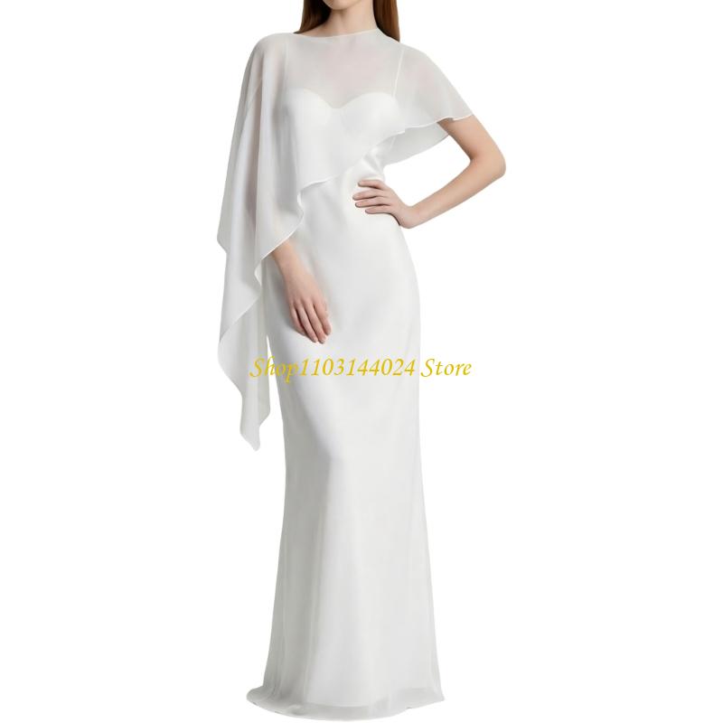 N5KE 流れるようなシフォン ショール ラップ、ウェディン - Women'S Formal Wear Wedding Guest のレビューと価格