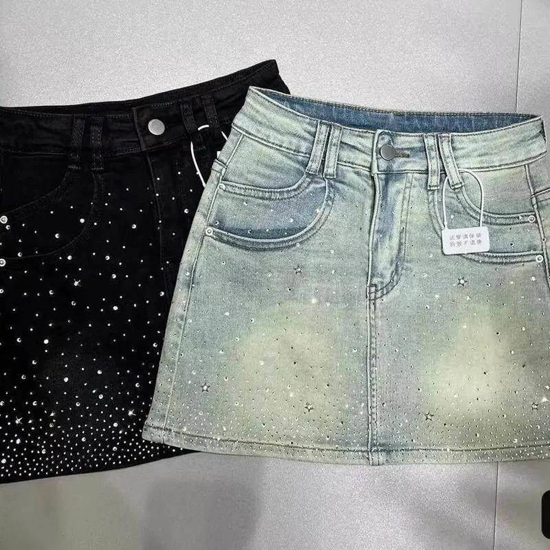 K 59702 ラインストーンデニムスカート キラキラ輝くダ - K&G Women'S Formal Wear のレビューと価格