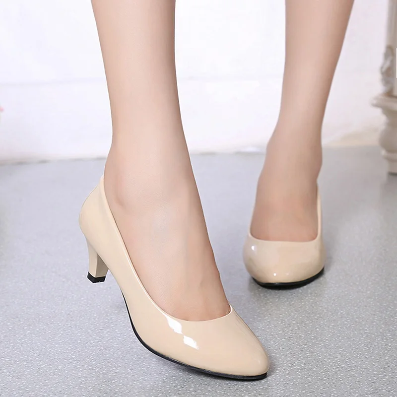 女性パンプスヌード浅い口の女性の靴ファッションオフィスワーク - Women'S Work Fashion のレビューと価格